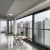 （客製化聯係客服）封陽臺重型推拉門鋁合金入戶大門封窗提升中窄落地隔音玻璃平移門