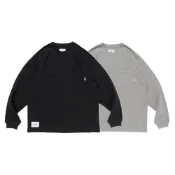 (店+)Wtaps AII / LS / COTTON 長袖 黑/灰 252ATDT-CSM11