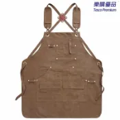 樂購優品百貨 【加厚防水】工作圍裙 帆布圍裙 木工圍裙 電工圍裙 手作圍裙 工業風圍裙 防水防油 多口袋設計 耐磨耐髒 男女通用