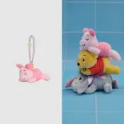 【ROBINMAY】小熊維尼睡覺系列娃娃吊飾-小豬 (包掛吊飾)