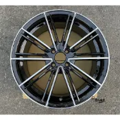 全新鋁圈 代號124 EA 17吋 4孔100 亮黑底+車刀亮面 FIT VIOS FIESTA SWIFT YARIS