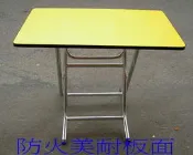【利源有店面】全新【台灣製】2 x 3尺 防火美耐板 摺合餐桌 胡桃色.折合四方桌子 拜拜桌 洽談桌