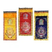 【雨揚】八吉祥十相自在吉祥門簾-深藍/黃/紅(趨吉避凶/保平安/改善氣場)