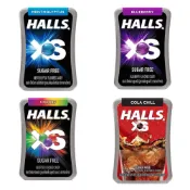 【蝦皮直營】Halls XS 無糖迷你薄荷糖 20g/個 薄荷/藍莓/水果/可樂 喉糖
