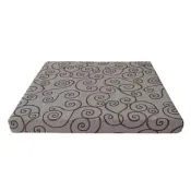 【宜欣居傢飾】海之螺-精緻緹花坐墊-米/咖-2入-55*55*5cm(高密度惰性泡棉/台灣製*免運費*YX10403-2S)