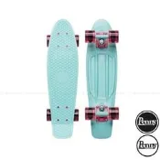 【 K.F.M 】Penny Skateboards CLASSICS 膠板 交通板 滑板 22吋 淡藍色亮粉輪