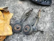 達成拍賣 喜美K8 後鼓煞總成 牛腿 搖臂 煞車系統 手煞車 襯套 手煞車線 羊角 軸承 各式機車零件均有販售 歡迎詢問
