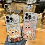海綿寶寶 派大星 防摔 iPhone 11 12 15 14 PRO MAX 蘋果 13 mini 14plus 手機殼