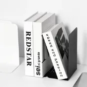 (店+)【MJ】L型書架 L型書檔 書架 收納架 桌面收納 書 書擋 無印風 文件架 桌面收納架 書檔 L書立書擋 壓克力書架