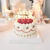 生日快樂蛋糕裝飾燈(字母燈 led燈 發光 慶生 派對)