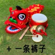 🔥桃園有貨🔥獅子頭舞獅子兒童獅頭玩具幼兒表演道具套裝小孩舞獅頭塑料小獅子