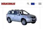Suzuki VITARA JP YAKIMA WHISPBAR Through Bar 車頂架 行李架 凸出型