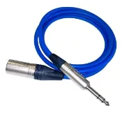 Mogami XLR 公頭轉 6.3mm 彩色平衡音源線 混音器 喇叭適用(Mogami 2549 + Neutrik 1.5M)