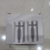 (G)玻璃瓶身糖鹽置物罐90ml股東會紀念品一盒2個
