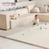 【現貨】韓國 ALZiPmat 4cm 經典時尚折疊地墊｜手工無毒加厚防撞 嬰兒安全爬行墊 - 兩款花色