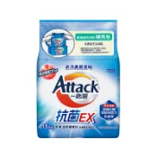 Attack一匙靈 抗菌EX超濃縮洗衣粉補充包 1.5kg【萬家福】