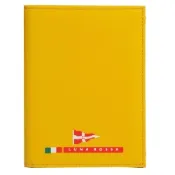 LUNA ROSSA by PRADA 風帆盃字母LOGO零錢釦式短夾(鮮黃色)