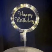 【材料王批發｜台灣現貨】led蛋糕裝飾插牌 發光插牌 生日插牌 情人節 happy birthday 我愛你 ５２０