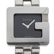 【DOKODEMO】Gucci GUCCI 3600L 不鏽鋼石英模擬顯示黑色錶盤女士腕錶 [二手]