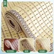 🔥臺灣爆款熱銷🔥新款沙髮墊 麻將涼席 坐墊 夏季款冰絲防滑歐式客廳實木竹涼墊子可定做  防滑涼墊 碳化竹炭麻將席竹蓆涼蓆