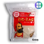 🔥全館免運費🔥法國 ZIG-ZAG『6*20mm』加長濾嘴（單包100個）手捲煙［湯米煙具］