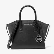 MICHAEL KORS 迷你蝙蝠包 手提斜背兩用包 真皮拼接麂皮 斜背包 手提包 M85145 黑色MK(現貨)