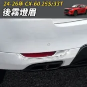 【小掌櫃】MAZDA CX-60 S25 33T 后霧燈眉 後保桿裝飾條 後毒牙 後霧燈條 燈框 反光鏡裝飾