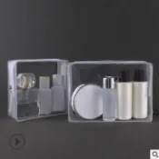 協貿國際日用品生活4館 EVA透明拉鏈立體袋pvc袋定制化妝品小樣包裝袋分裝收納袋子禮品袋