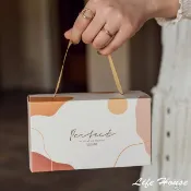 禮品盒 手提紙盒 抽屜式禮品盒 禮物禮品手工甜點烘培糯米船達克瓦茲盒 餅乾包裝盒 牛軋餅太妃糖 雪花酥 點心盒 抽屜紙盒