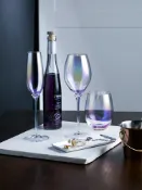 銀聯網日用品生活館 朵頤離子鍍紅酒杯香檳杯玻璃蛋杯水晶玻璃高腳杯香檳杯葡萄酒杯具1入