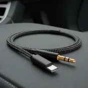 高級USB-C轉3.5毫米AUX音頻線,HiFi車用與耳機轉接器,適用於三星小米Pro