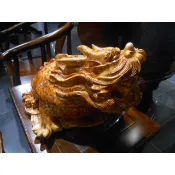 100%全福杉瘤造型招財龍龜閃花重油味道濃郁特價出清僅此1組