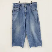 【DOKODEMO】Levi's 501 半牛仔短褲/短褲，拉鍊門襟，靛藍色，尺寸 W38（古著）