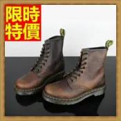 馬丁靴女中筒靴子-經典復古做舊漸變8孔真皮女鞋子1色65d65【獨家進口】【米蘭精品】