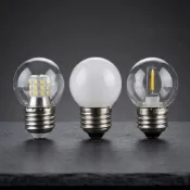 【雨果燈飾 含稅附發票】現貨❗1W 3w 5w 暖光 LED小夜燈E27 全電壓燈泡 G40 奶白球泡 睡眠燈 神明燈