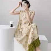 【韓國K.W.】韓國空運輕棉麻人氣搭配高品質免穿搭洋裝(小香風/輕量涼感/洋裝/休閒/日系/通勤/渡假)