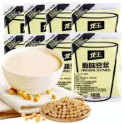 豆漿粉 即食早餐 龍王豆漿粉原味甜早餐家用小袋豆奶豆粉小包裝黃豆沖飲
