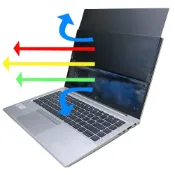 (店+)【Ezstick】HP EliteBook 840 G8 防窺片｜檔片式固定設計｜防藍光/防眩光｜左右或四向視角選擇｜360度/四向視角防窺