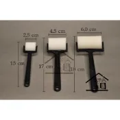 ◆SOFIAの樂園◆ 海綿滾輪 白色吸水海綿 滾輪組 – 寬2.5cm / 4.5cm / 6cm