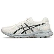 T8D9Q-114 ASICS Gel-Contend 4 時尚百搭 低幫 AMPLIFOAM中底 休閒短跑體測體考跑步鞋 女款 白黑色