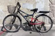 二手 功學社 KHS 26吋 鋁合金 輪框 18速 登山車 平把 煞變一體 自行車 通勤車 加裝檔泥板 送鎖 車鈴
