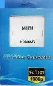 含稅開發票2020 真正台灣晶片1080P HDMI to AV HDMI轉AV端子 HDMI2AV手機平板汽車螢幕車用