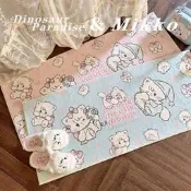 【可開發票】MIKKO聯名原創少女心臥室客廳毯床邊毯可愛ins地毯小恐龍樂園正版