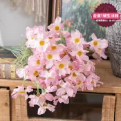 【限時特價】格桑花10頭波斯菊菊花仿真花家居裝飾婚慶假花dy-435