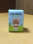 全新 LINE FRIENDS 熊大好友啵啵吸盤公仔 全家~~未拆封，不確定款式