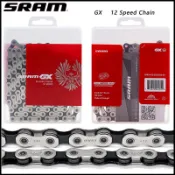 Sram GX Eagle 12 速鏈條適用於 MTB 山地自行車 126L 自行車鏈條銀色 Sram 自行車配件