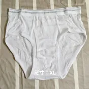 全新 佐丹奴 Giordano 男素色棉質三角內褲 白色 L-XL
