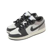 Nike 休閒鞋 Air Jordan 1 Low SE GS 大童 女鞋 爆裂紋 IU2269-100