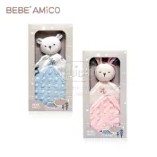 BEBE AMiCO-童趣故事 花園派對(貝貝豆)-造型安撫巾1入-多色