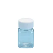 (店+)透明瓶50ml-方型︱PET瓶 空瓶 分裝瓶 寬口瓶 50ml小瓶 透明方瓶 白蓋瓶 樣品瓶 旅行分裝︱麥手作